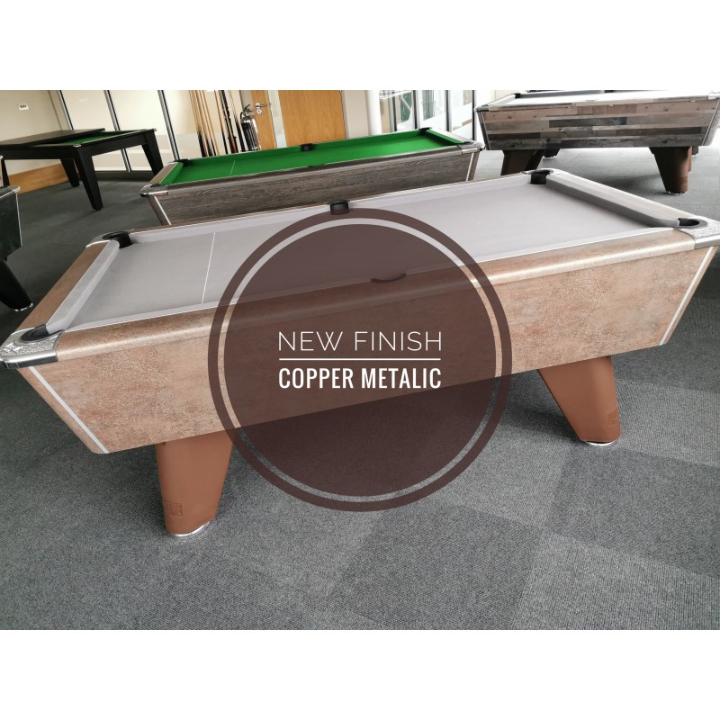 Supreme Winner Pool Table Copper Metallic
